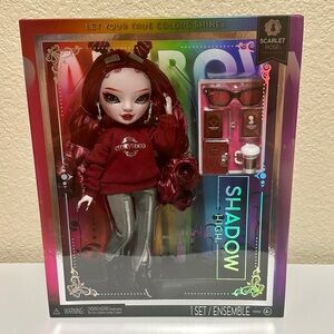 NEW IN BOX✨ Shadow Rainbow High Scarlet Rose Articulated Fashion Doll Storywood